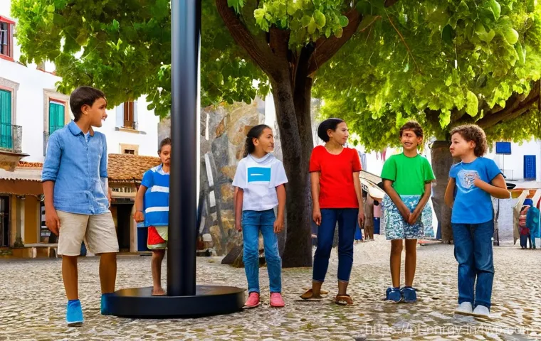 분산형 에너지 시스템의 대안 에너지 솔루션 - **Prompt:** A serene, sun-drenched afternoon at a charming traditional Portuguese home. Modern solar...